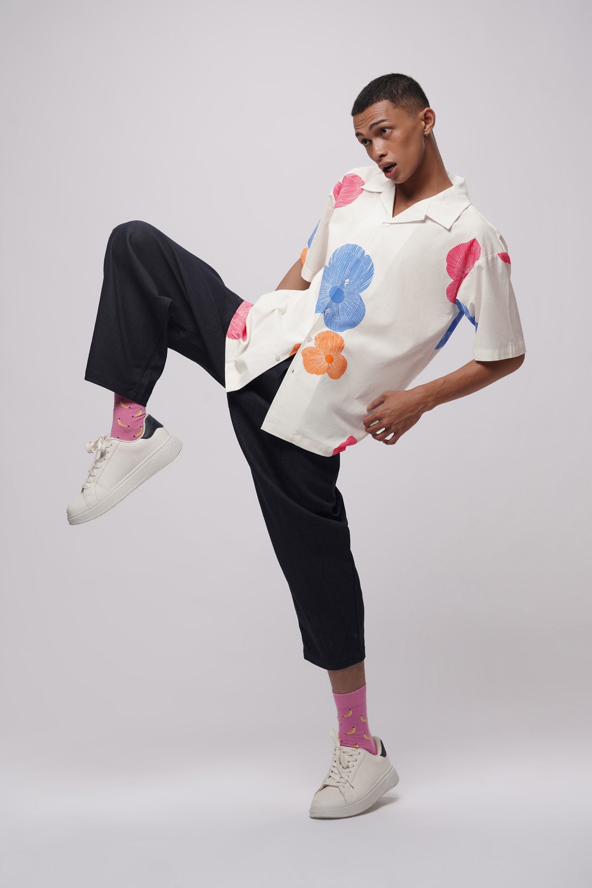 Rhea Cotton Shirt - Brighton