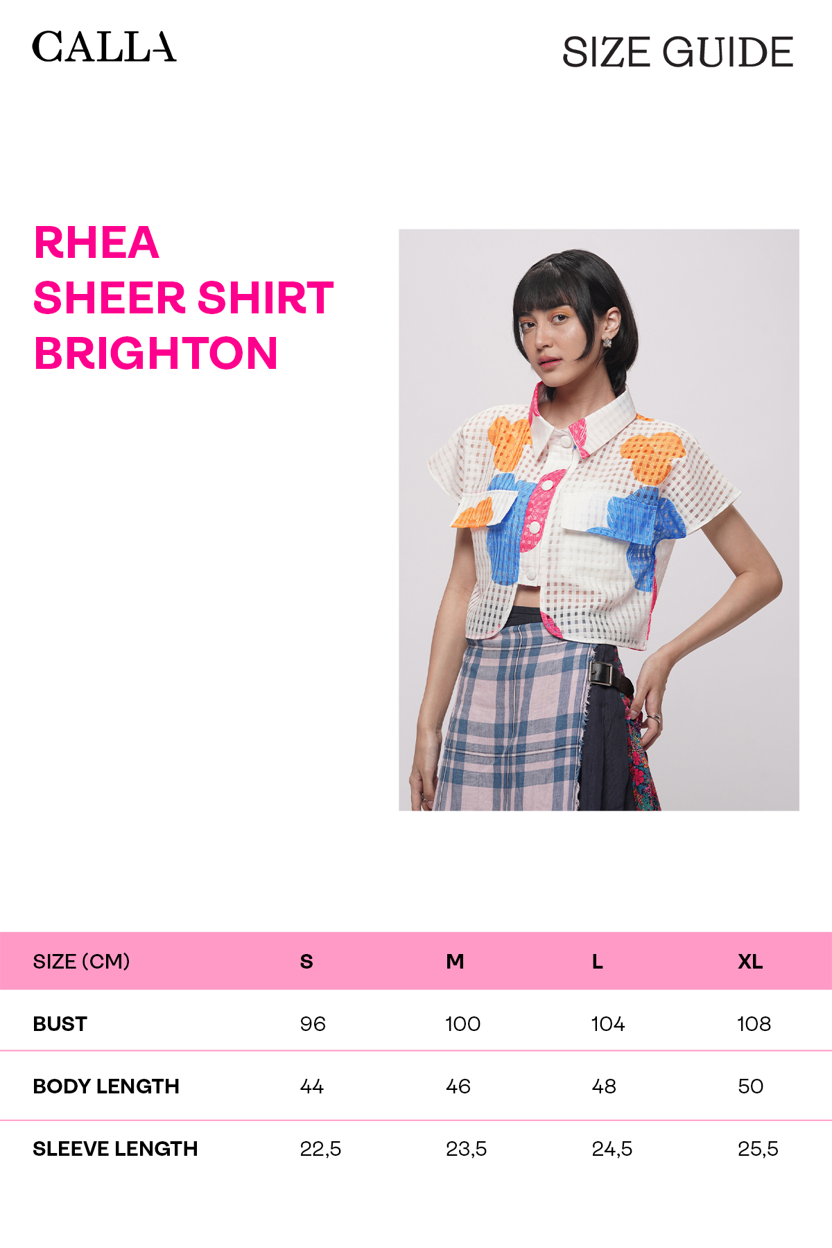 Rhea Sheer Shirt - Brighton