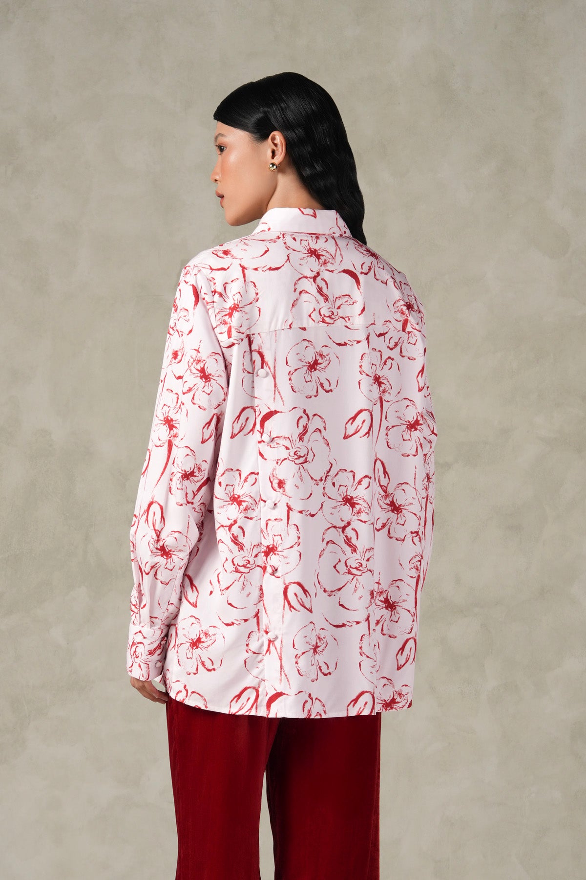 Rosansy Long Shirt - Blush