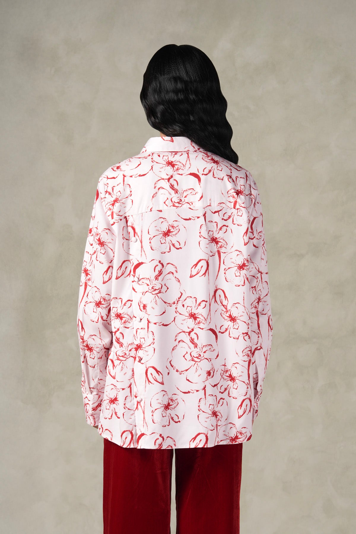 Rosansy Long Shirt - Blush