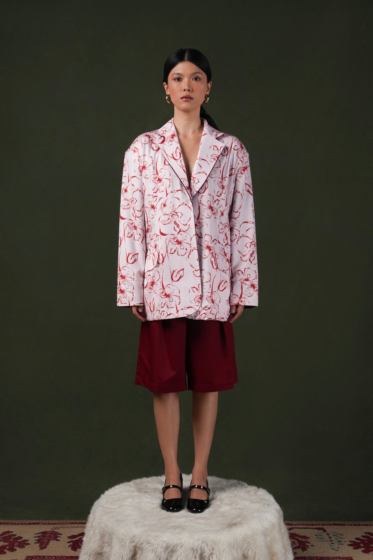 Rosansy Reversible Blazer - Blush