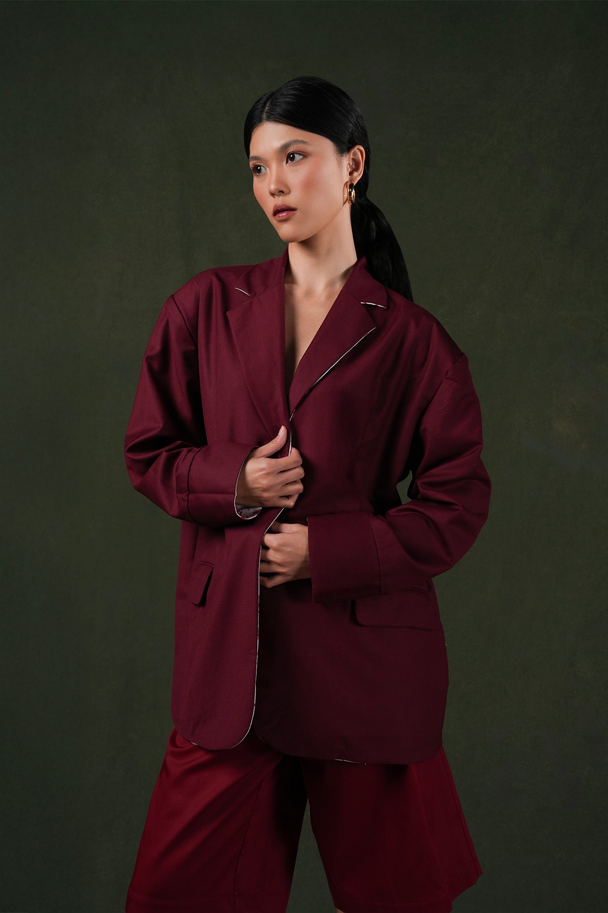 Rosansy Reversible Blazer - Blush