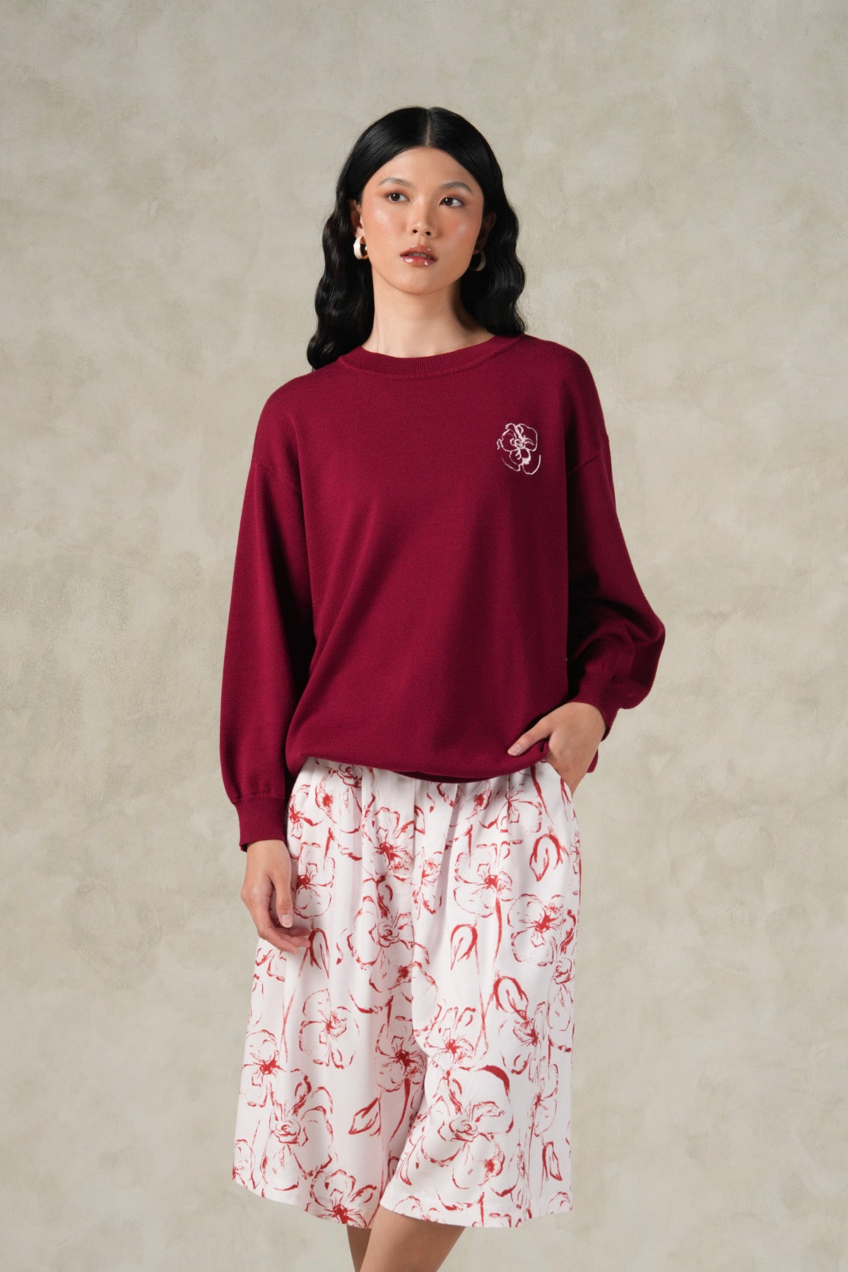 Rosansy Sweatshirt - Blush