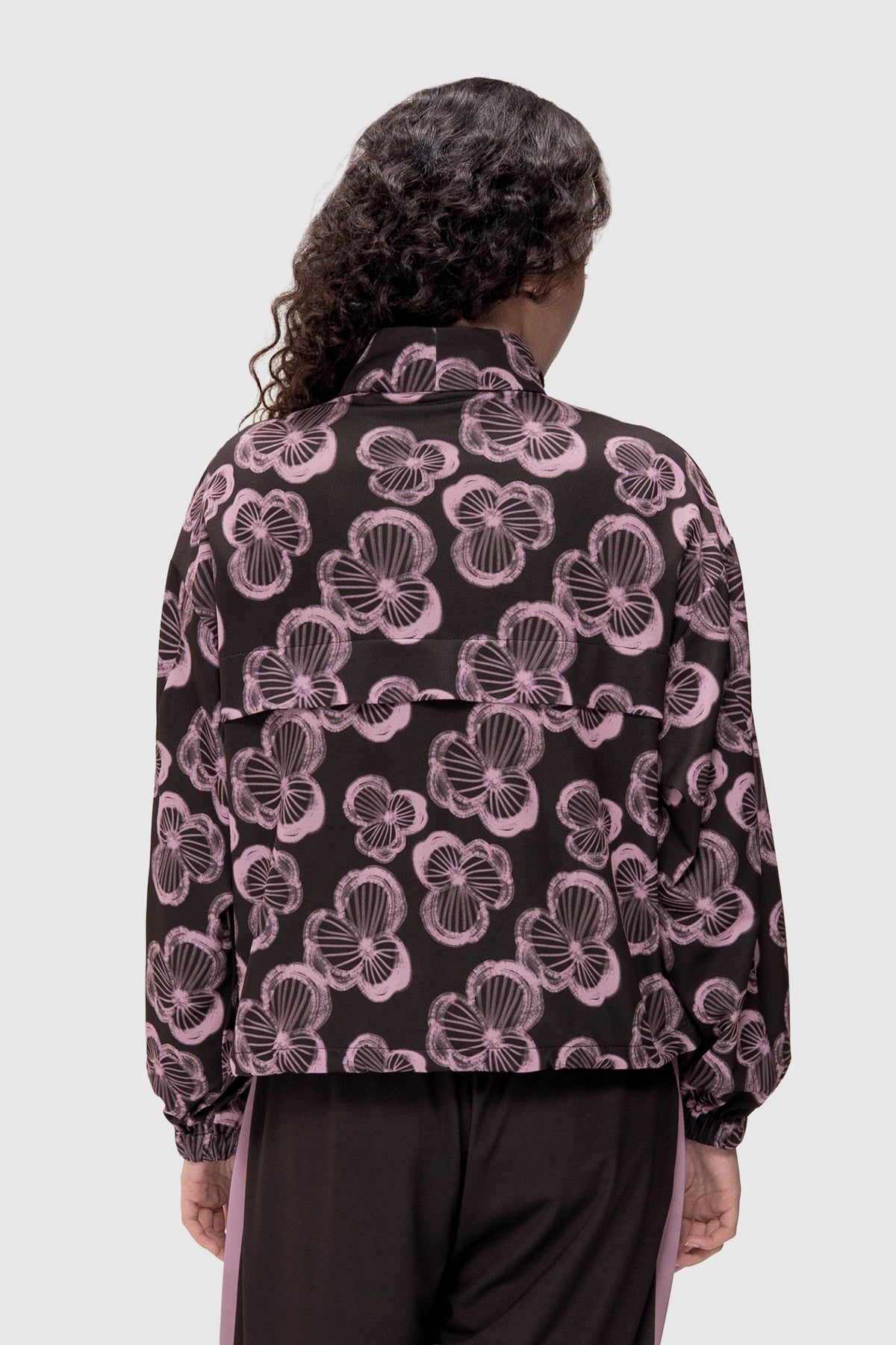 Rosette Adjustable Hem Jacket - Berry
