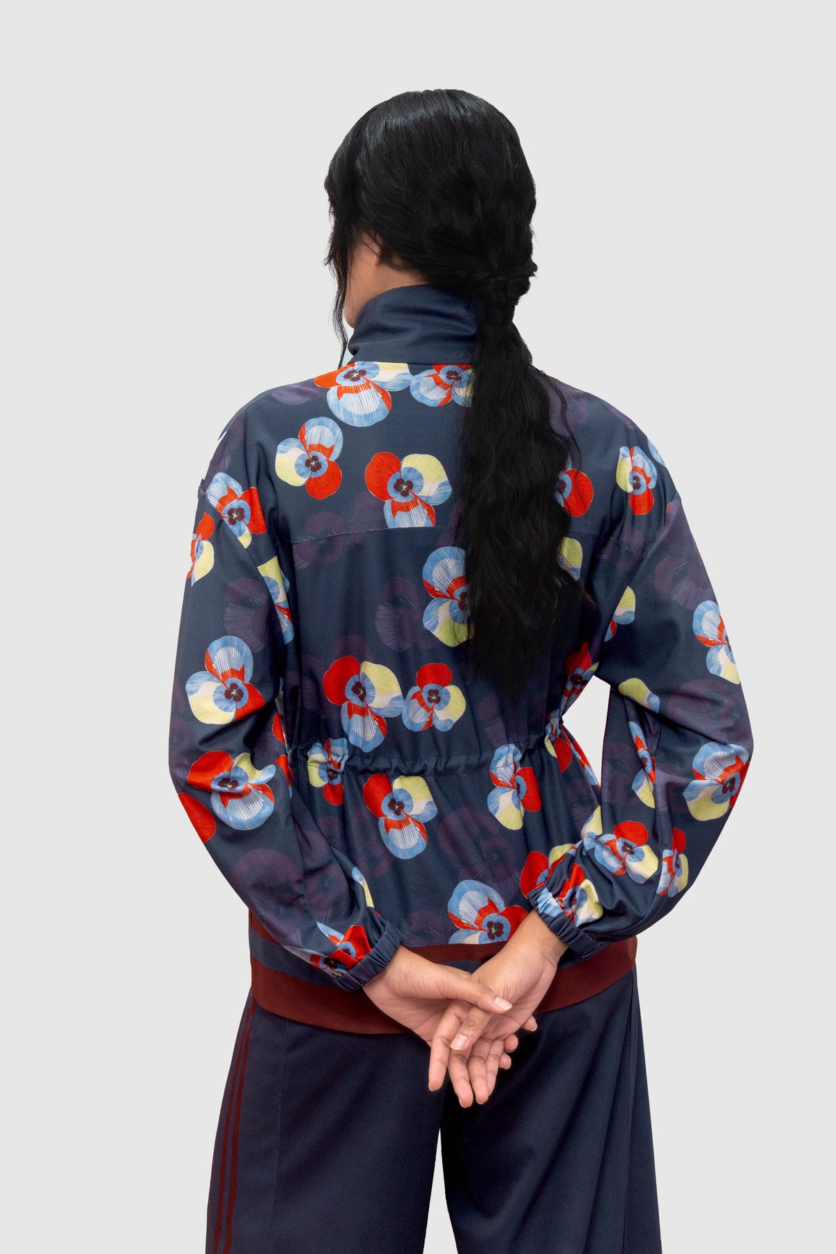Shyama Drawstring Jacket - Azure