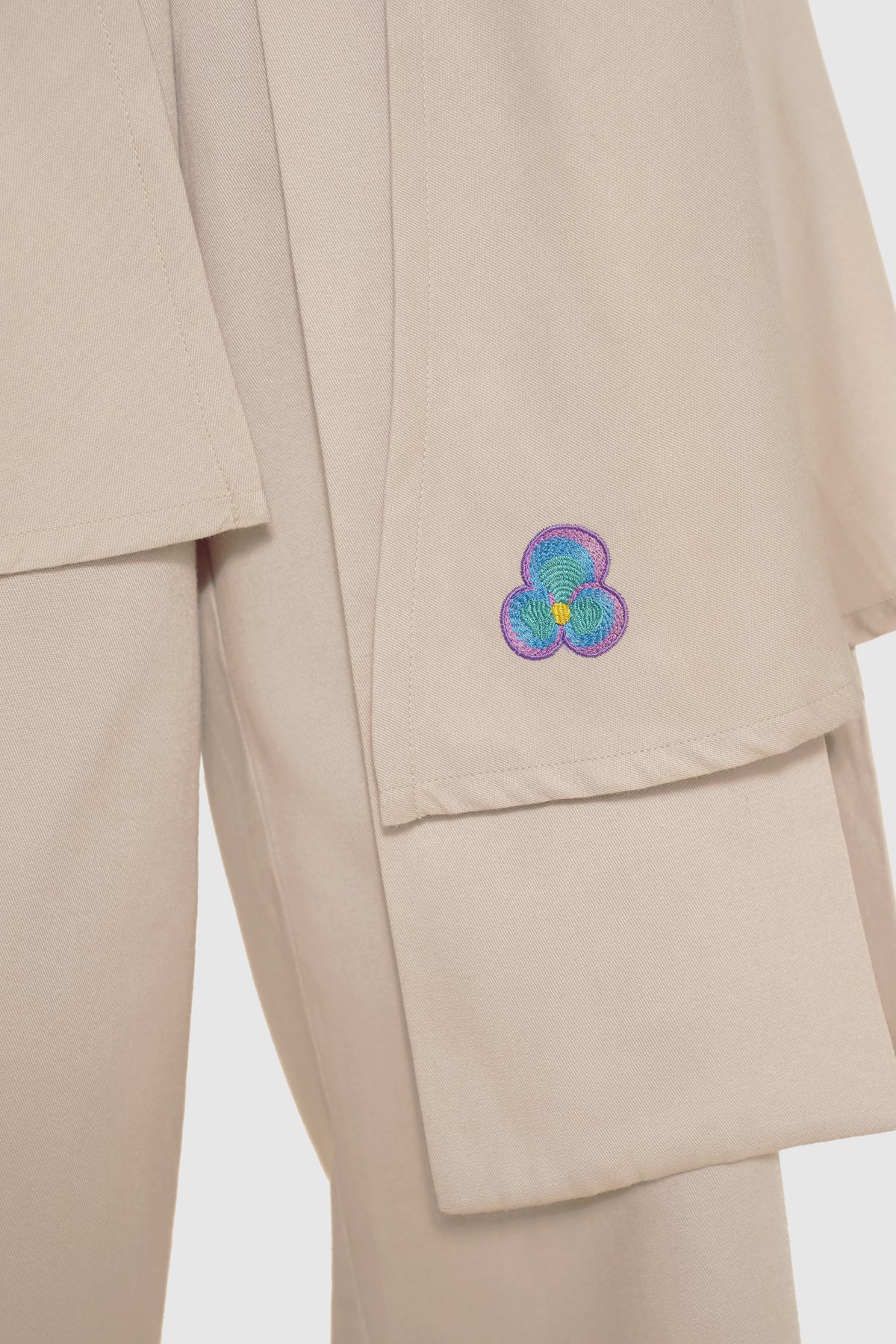 Sienna Layered Pants - Oat