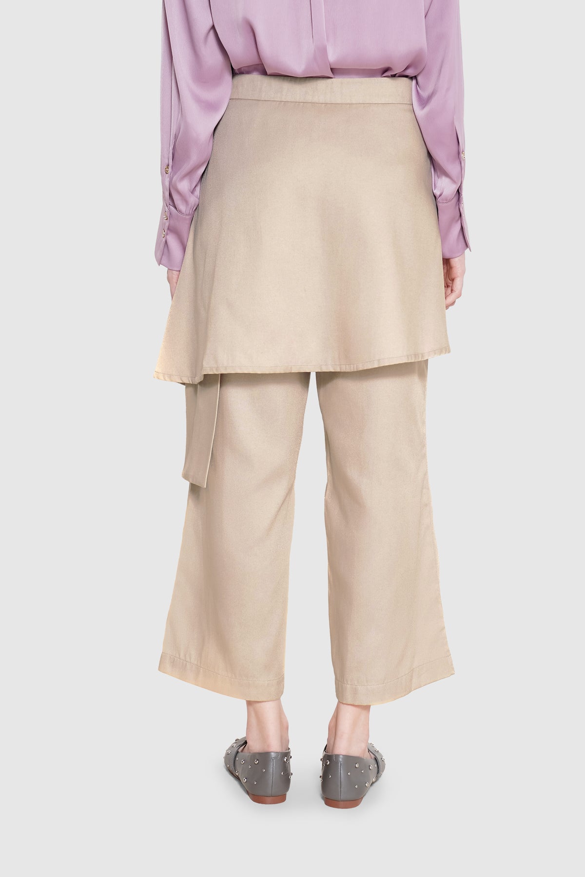 Sienna Layered Pants - Oat