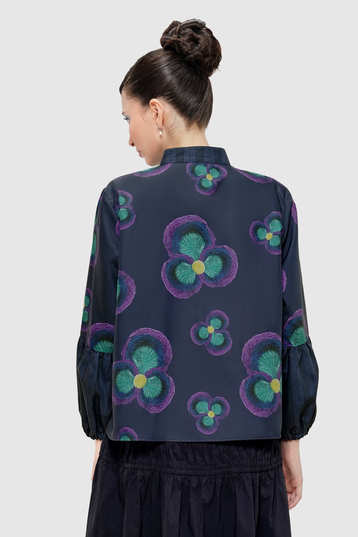 Stellar Half Puff Shirt - Nocturne