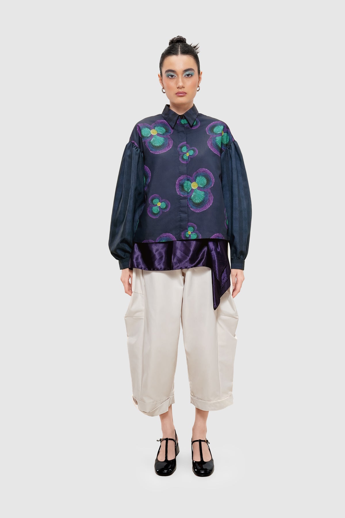 Stellar Long Puff Shirt - Nocturne