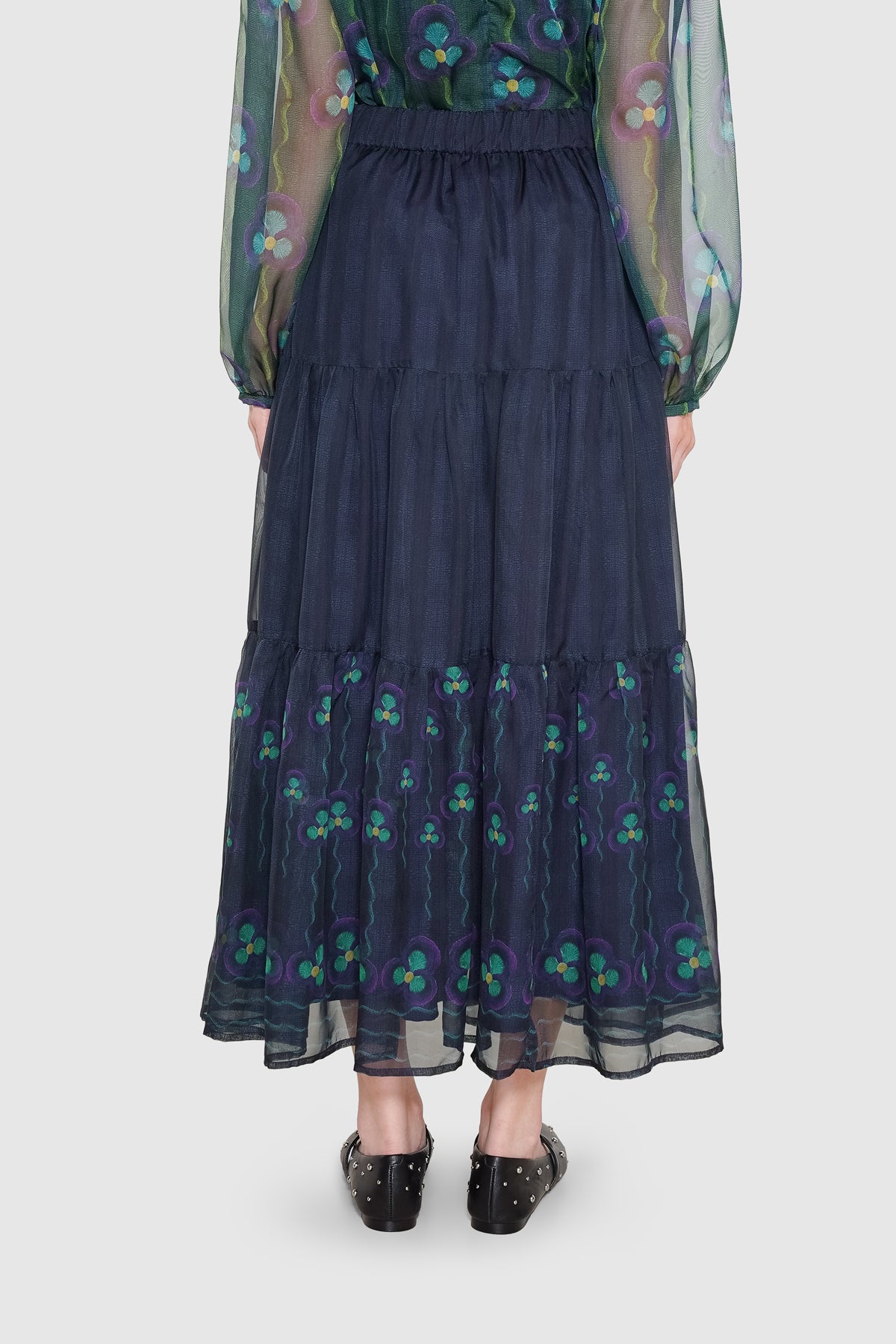 Stellar Tiered Skirt - Nocturne