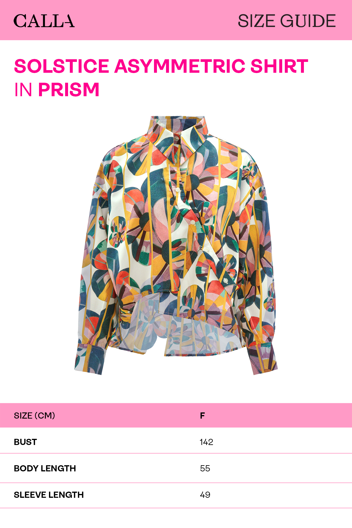 Solstice Asymmetric Shirt - Prism