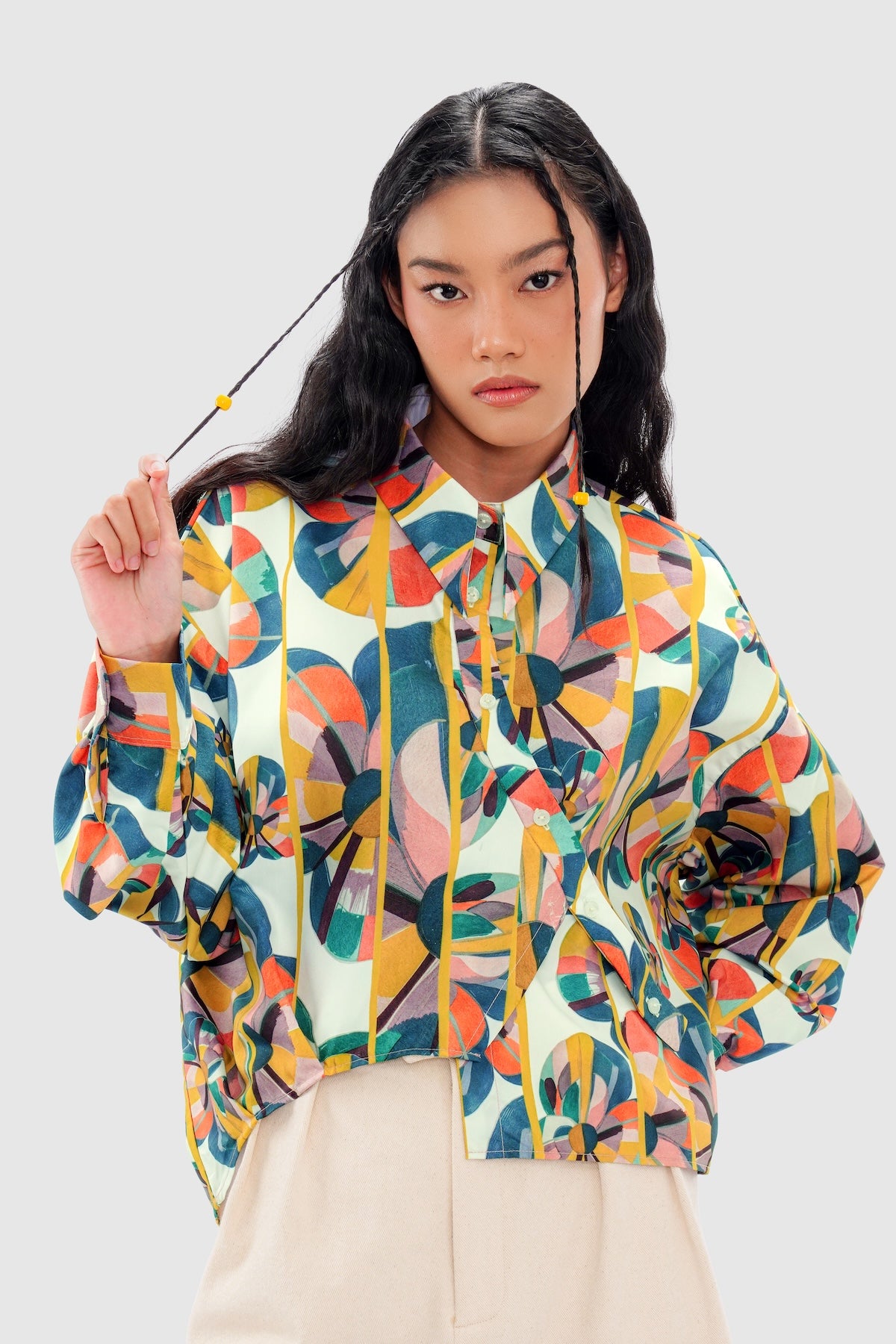 Solstice Asymmetric Shirt - Prism