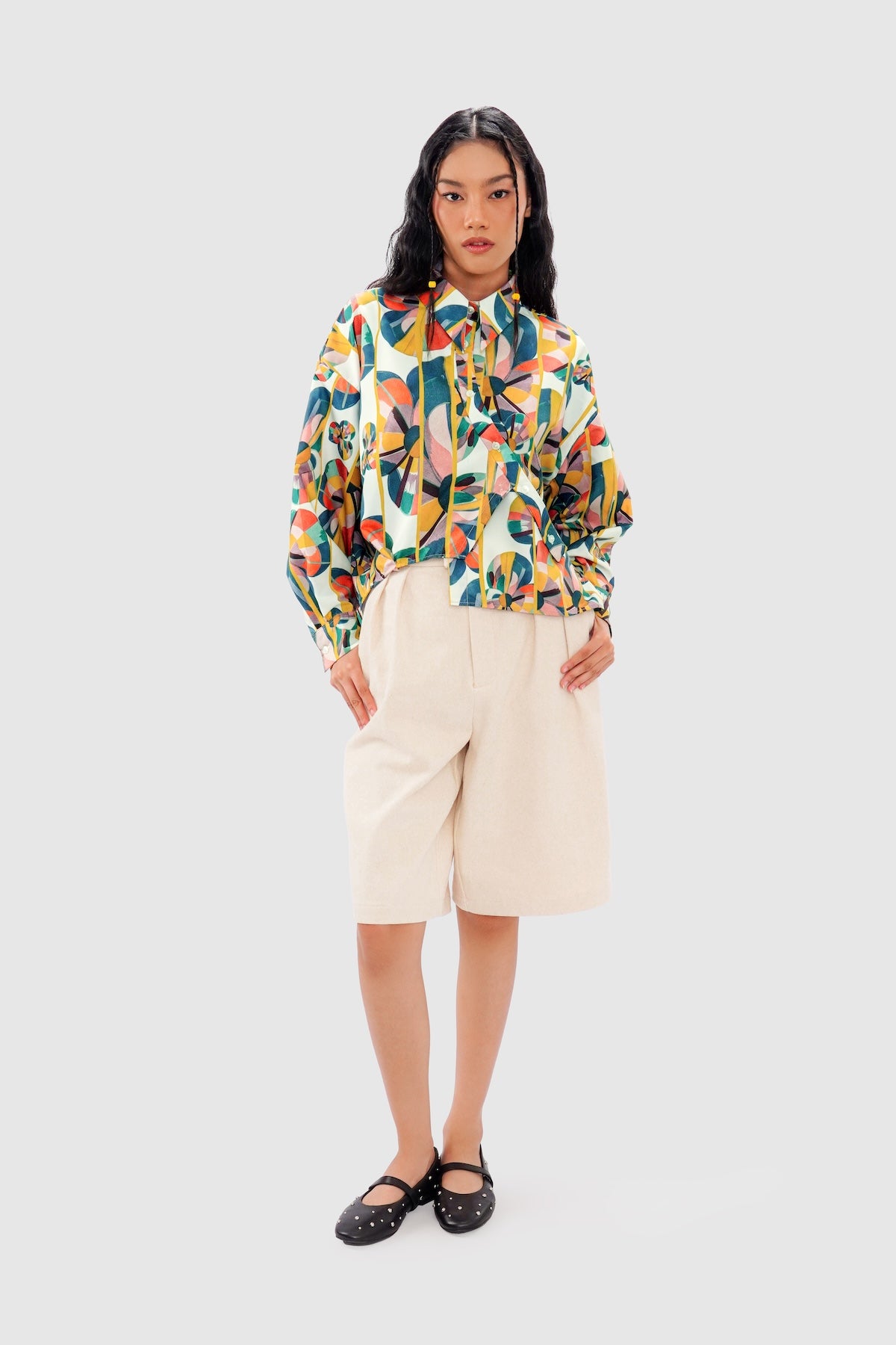 Solstice Asymmetric Shirt - Prism