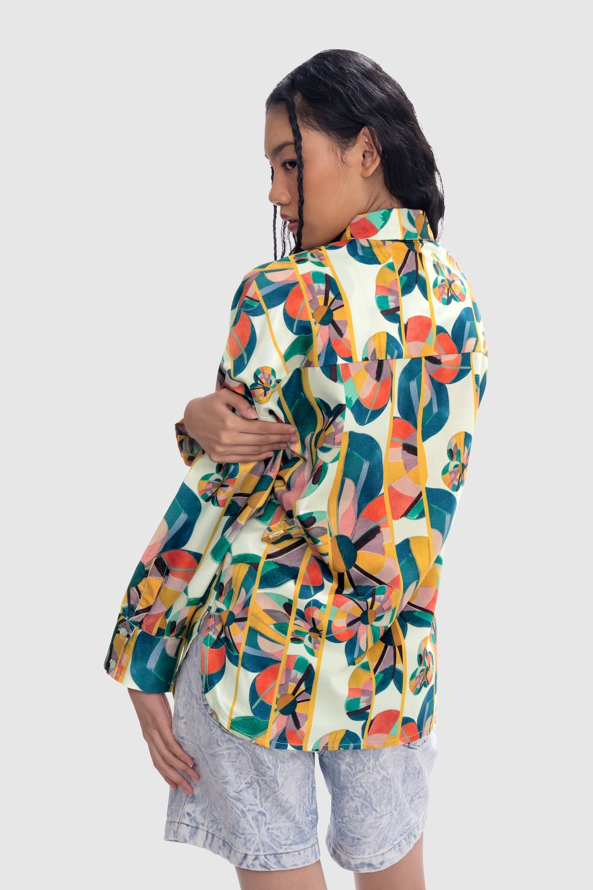 Solstice Back Button Shirt - Prism