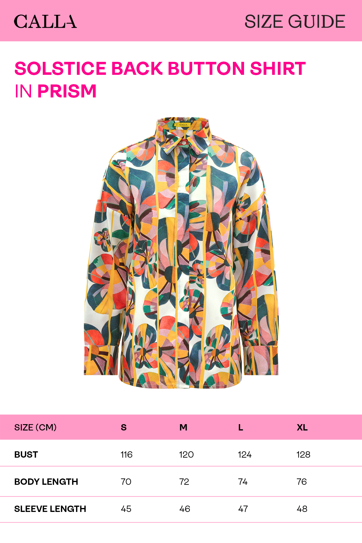 Solstice Back Button Shirt - Prism