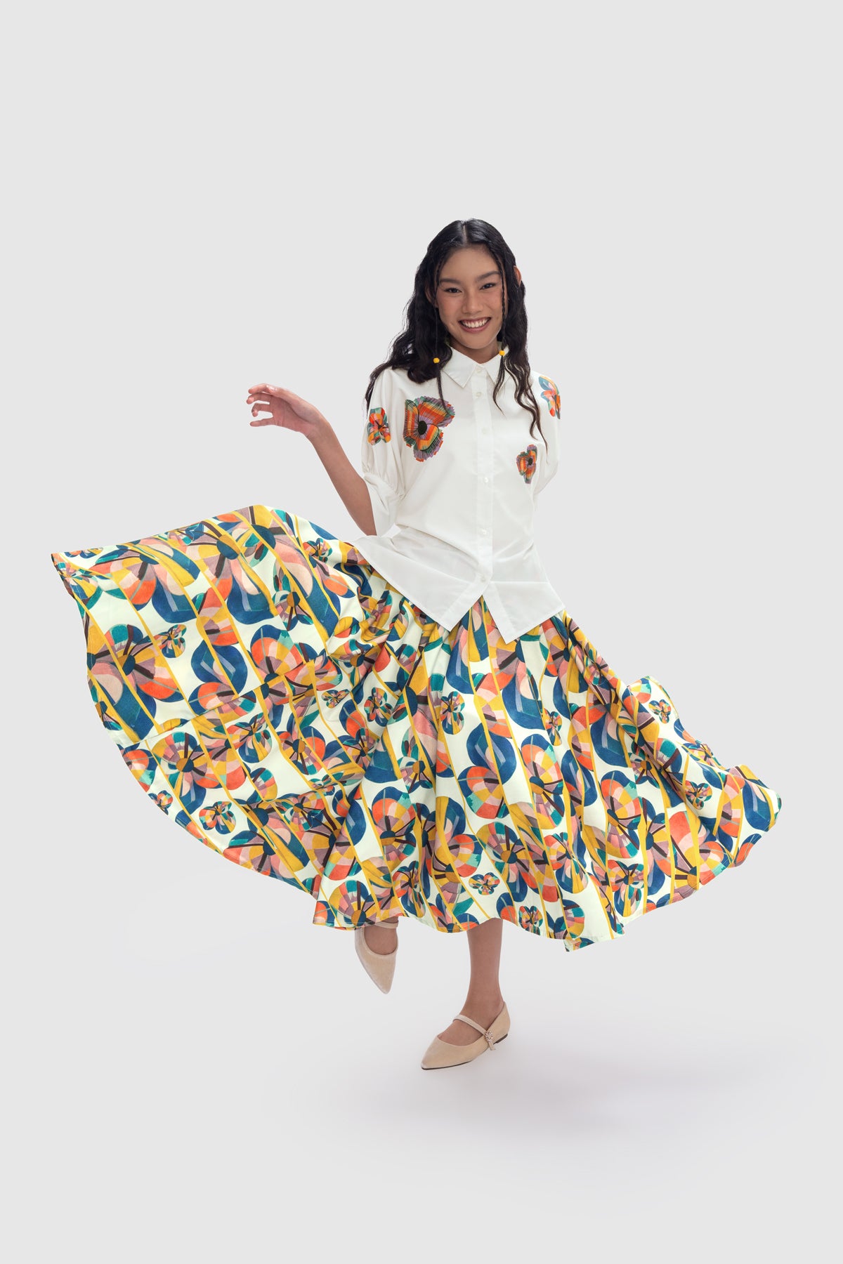 Solstice Drop Sleeve Shirt - Prism