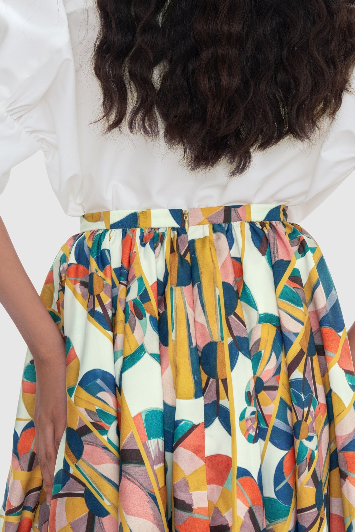 Solstice Gathered Skirt - Prism