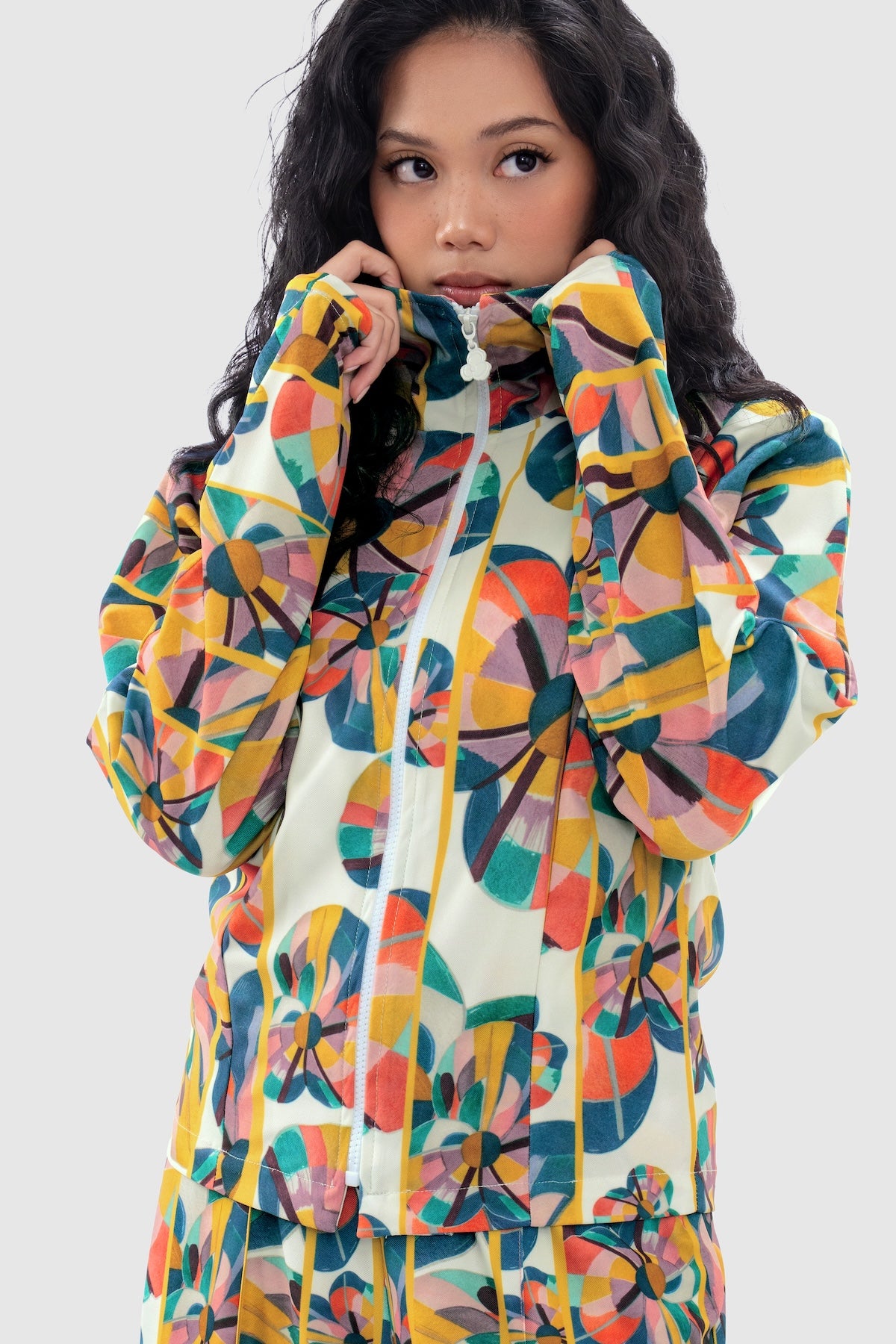 Solstice High Neck Jacket - Prism