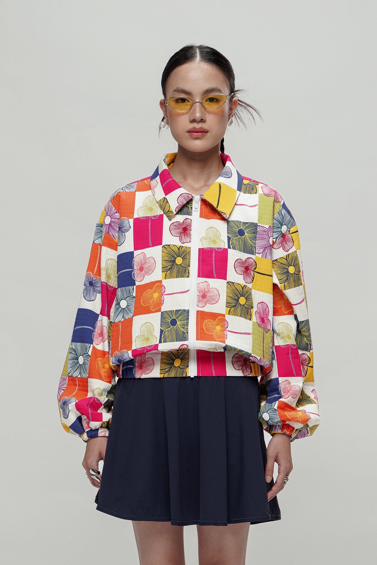 Zoe Crop Jacket - Confetti