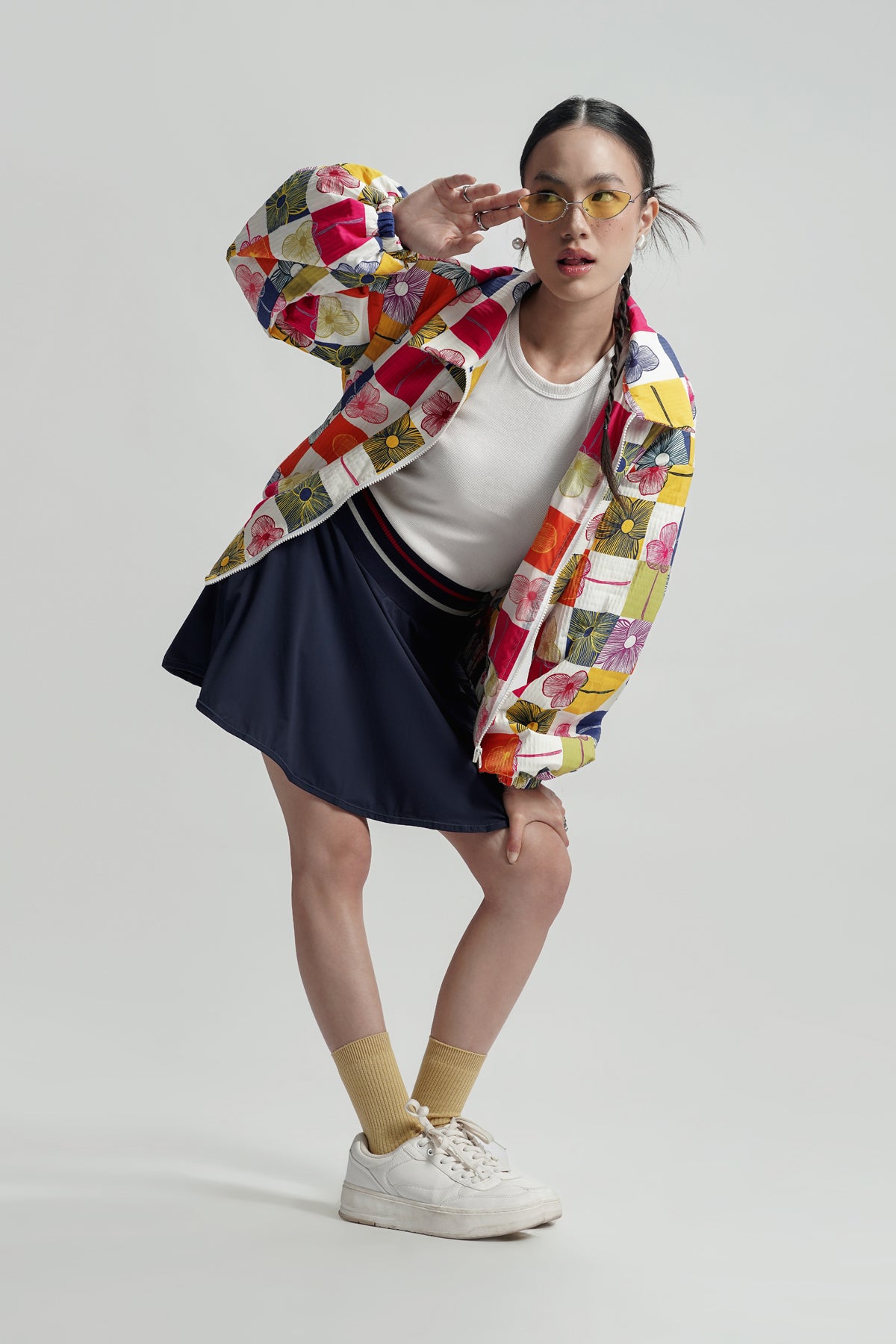 Zoe Crop Jacket - Confetti
