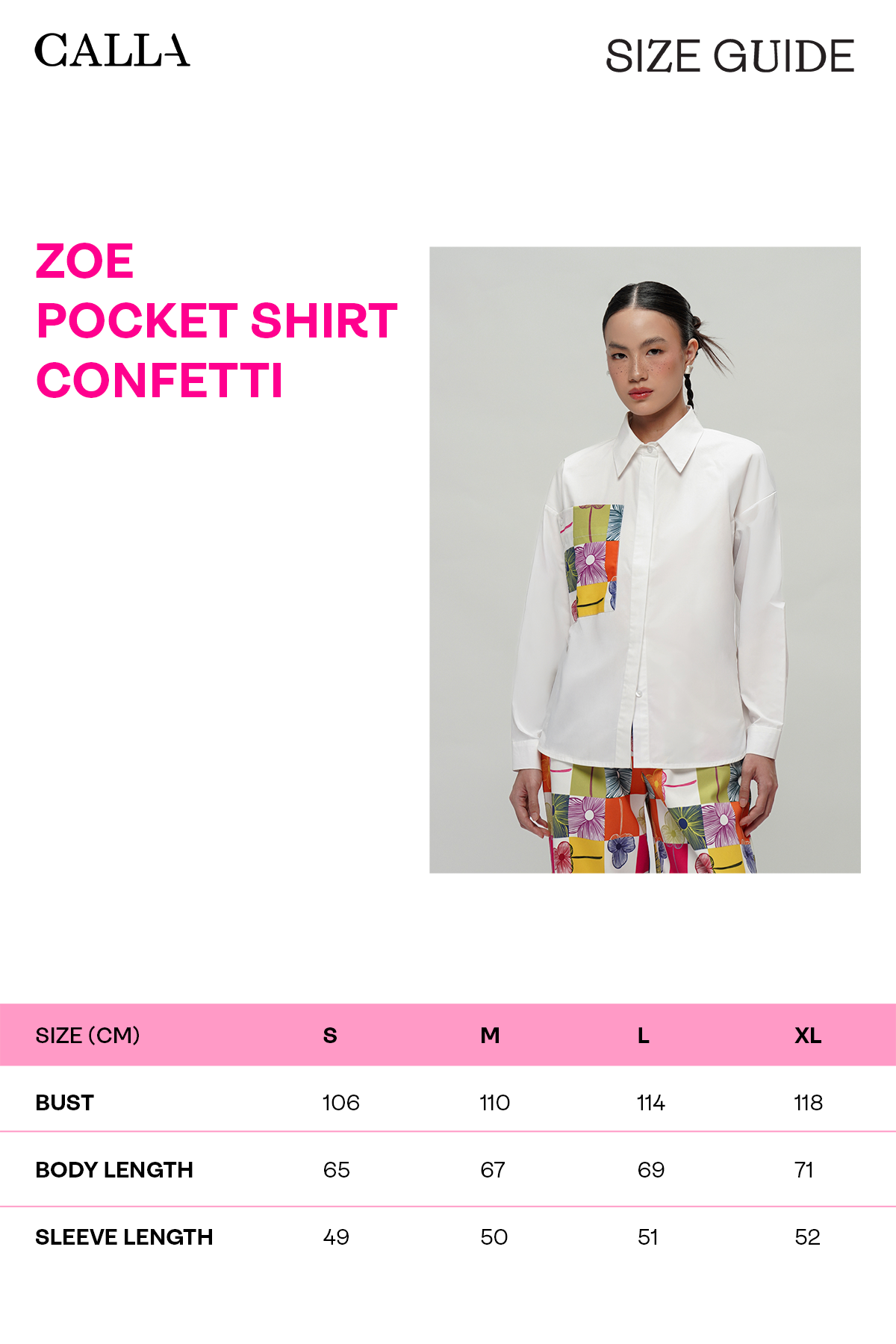 Zoe Pocket Shirt - Confetti