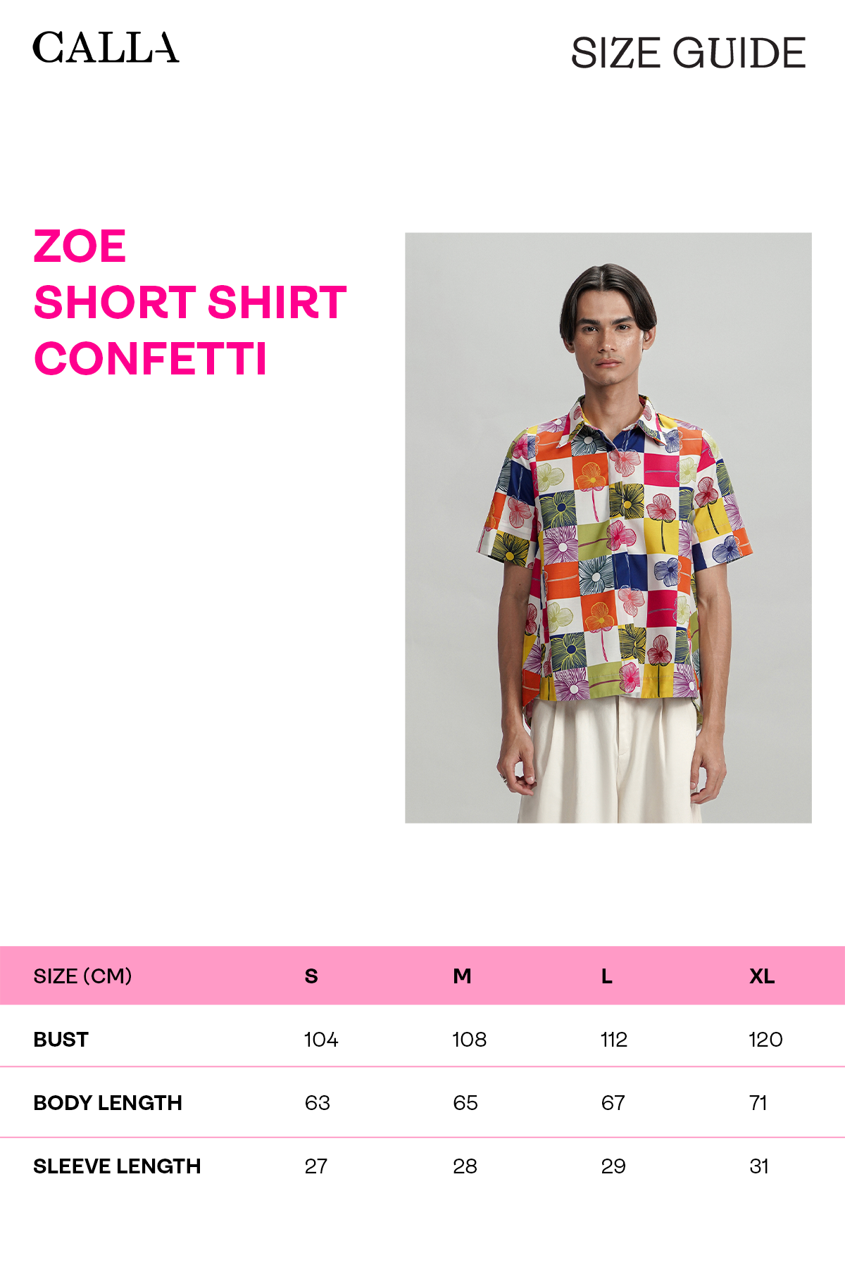 Zoe Short Shirt - Confetti