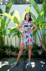 DOODLE BACKLESS TUNIC DRESS