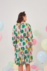 DISNEY MICKEY MOUSE & MINNIE MOUSE CALLA FLARE MIDI DRESS