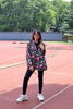 BLACK CORAL NYLON LONG JACKET