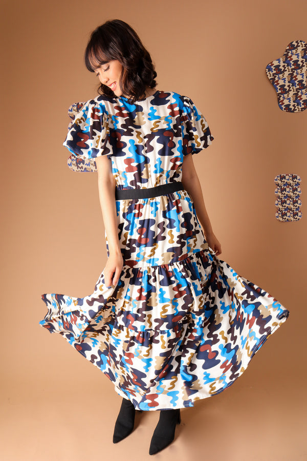 OCEAN DRESS LINING