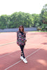 BLACK CORAL NYLON LONG JACKET