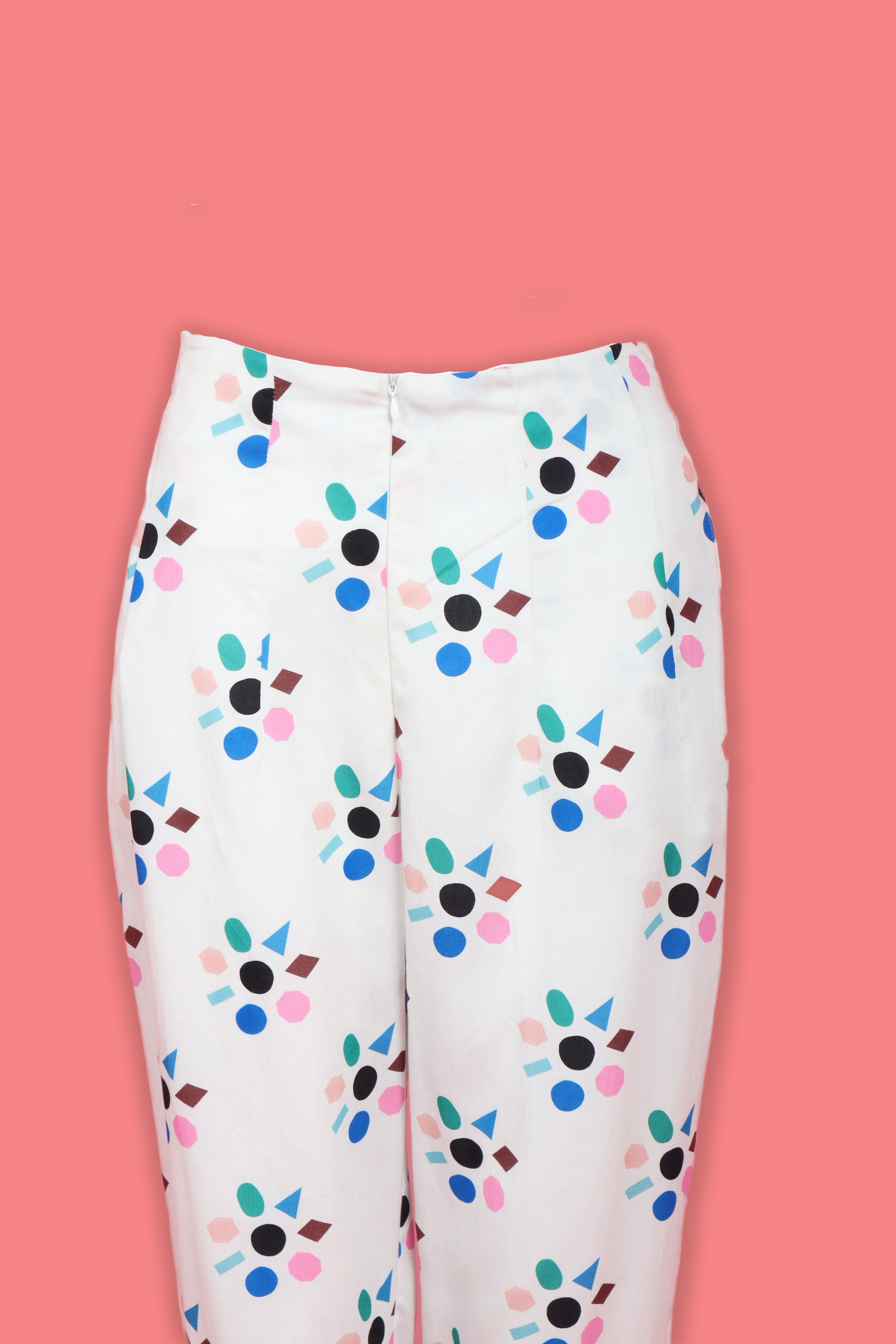 WHITE SEED PENCIL PANTS