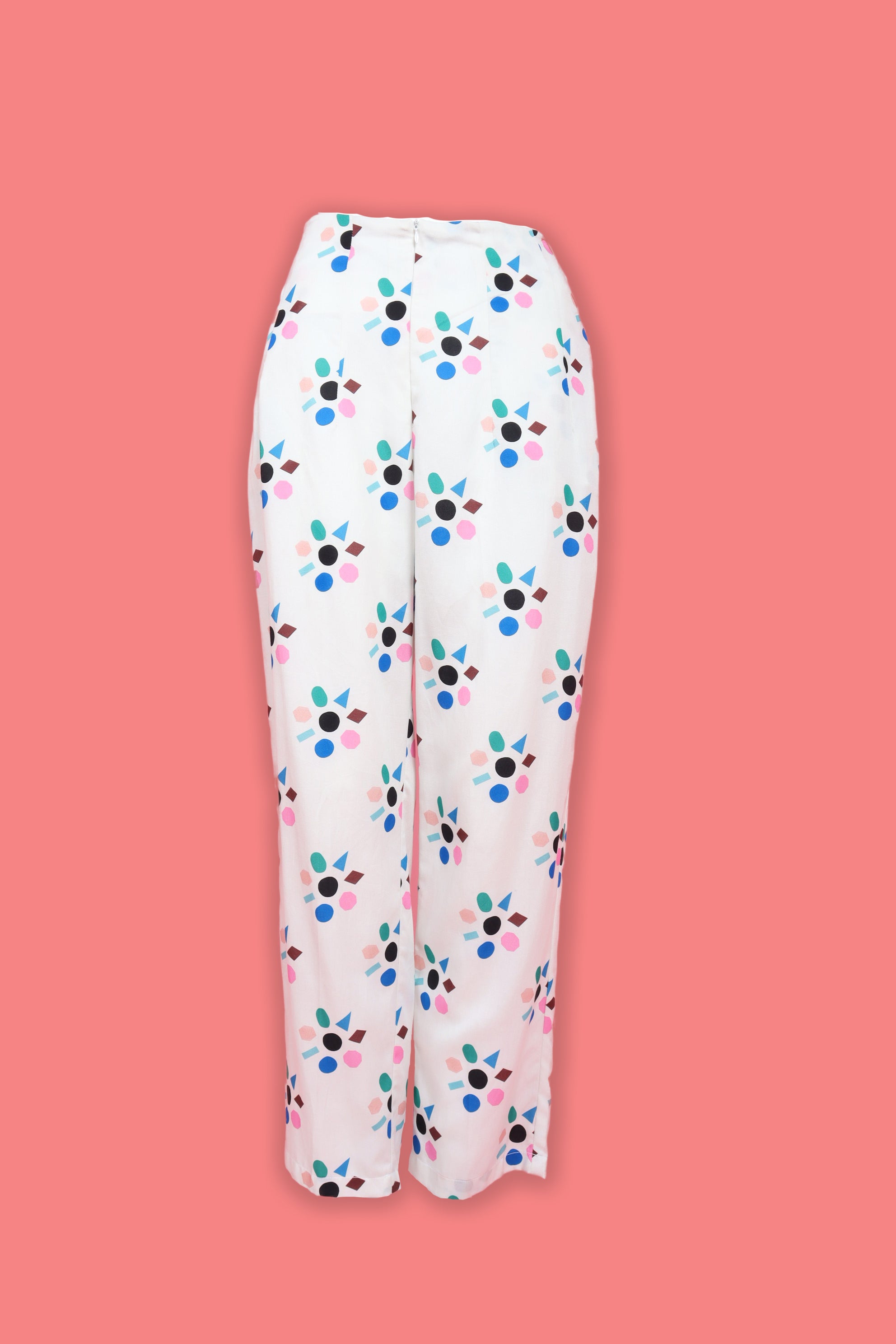 WHITE SEED PENCIL PANTS