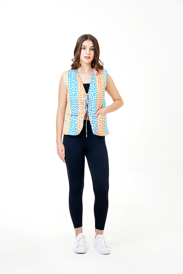 MIX SEED QUILTED VEST