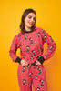 DISNEY MINNIE MOUSE CALLA CROP SWEATER