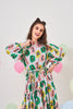 DISNEY MICKEY MOUSE & MINNIE MOUSE CALLA FLARE MIDI DRESS