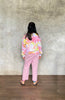TIE DYE PEACHY SWEATER