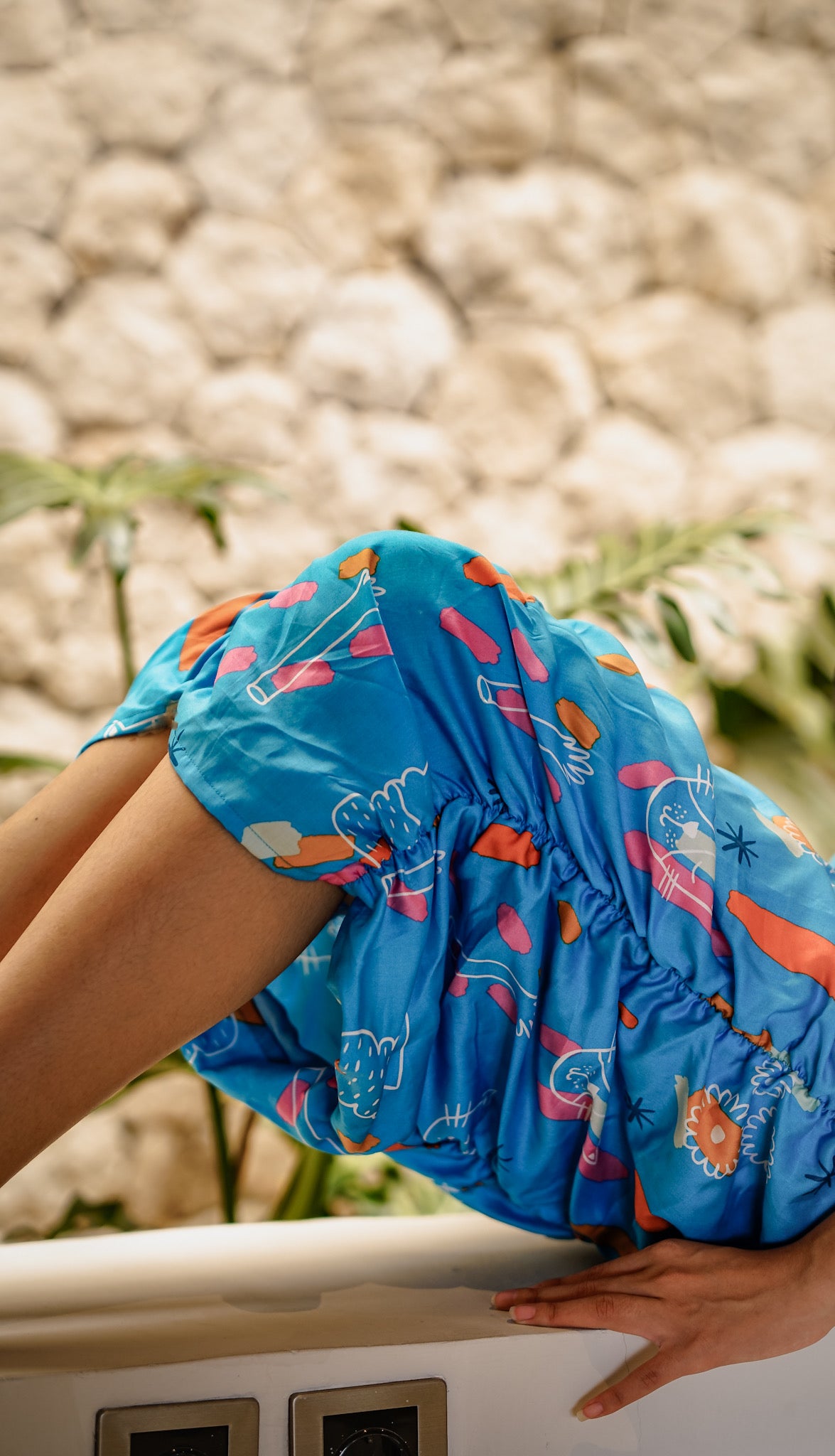 CAT BLUE SKIRT